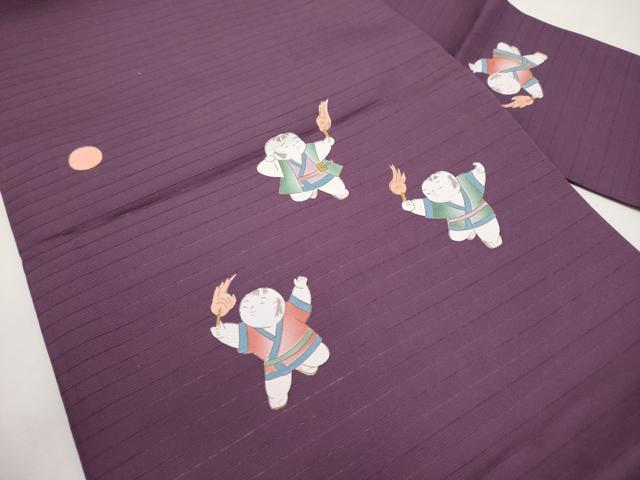 平和屋着物*夏物 九寸名古屋帯 唐子 CABK1924tx