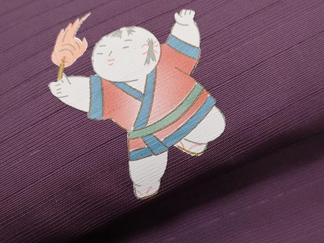 平和屋着物*夏物 九寸名古屋帯 唐子 CABK1924tx