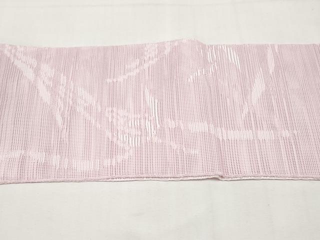 平和屋着物*夏物 八寸名古屋帯 草花文 CABK1926tx
