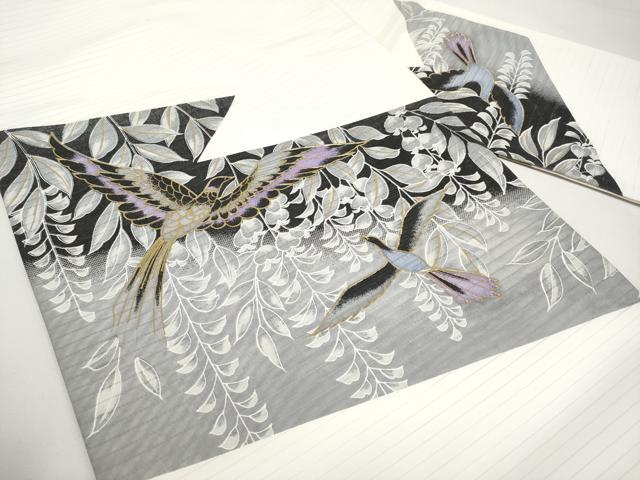 平和屋着物*夏物 九寸名古屋帯 花鳥文 CABK1928tx