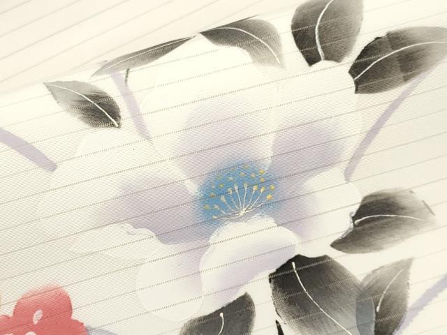 平和屋着物*夏物 九寸名古屋帯 手描き 草花文 金彩 CABK1930tx