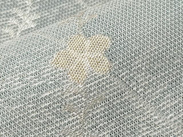 平和屋着物*夏物 六通柄 京袋帯 花繋ぎ 銀糸 CABK1941tx