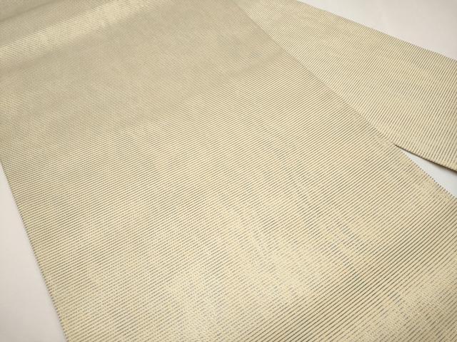 平和屋着物*夏物 九寸名古屋帯 霞文 金糸 正絹 逸品 未使用 CABK1947tx