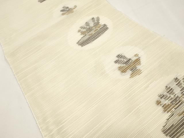 平和屋着物*夏物 八寸名古屋帯 兎 CABK1949tx