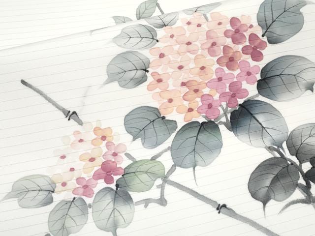 平和屋着物*夏物 九寸名古屋帯 手描き 紫陽花 CABK1958tx