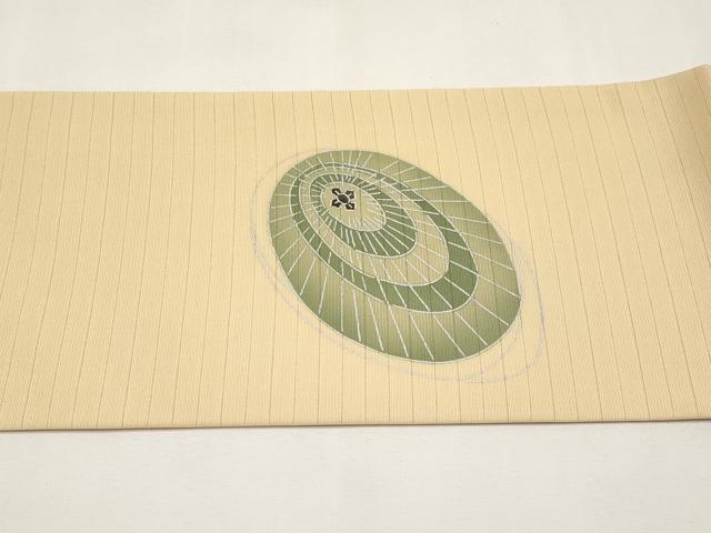 平和屋着物*夏物 九寸名古屋帯 番傘 銀彩 CABK1989tx