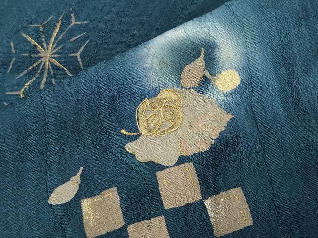 平和屋着物●訪問着 駒刺繍 成り物 蛍暈し 金彩 正絹 逸品 CABK2003gh