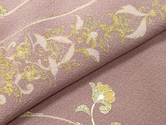 平和屋着物●京の匠日展作家 丹下雄介 訪問着 刺繍 正倉院花唐草文 金彩 正絹 逸品 CABK2018gh