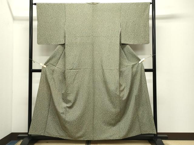 平和屋着物●上質な小紋 成り物 正絹 逸品 CABK2029gh