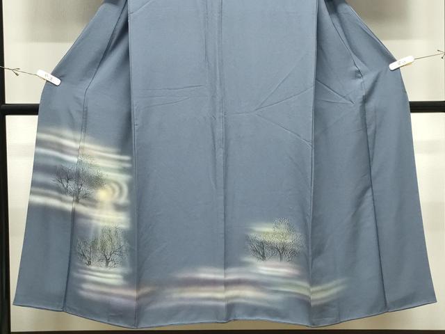 平和屋着物●訪問着 草木文 暈し染め 正絹 逸品 CABK2050gh