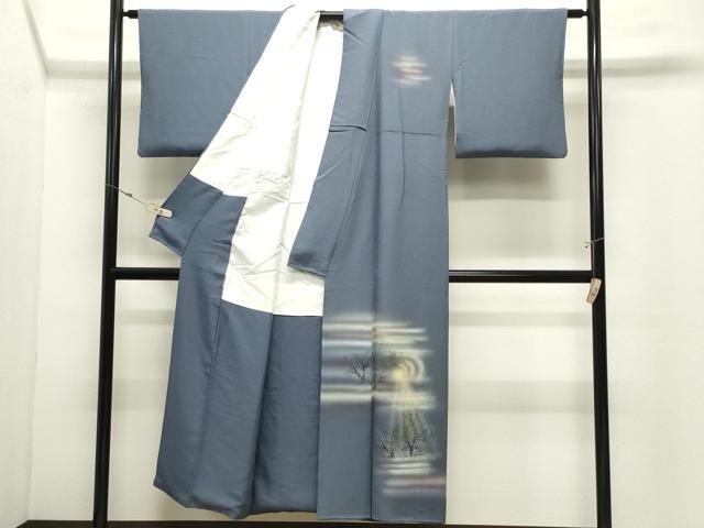 平和屋着物●訪問着 草木文 暈し染め 正絹 逸品 CABK2050gh