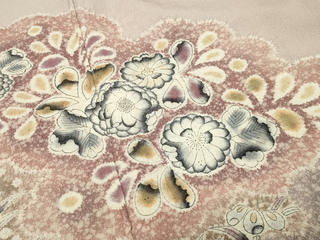 平和屋着物●色留訪問着 辻が花 絞り 正絹 逸品 CABK2055gh
