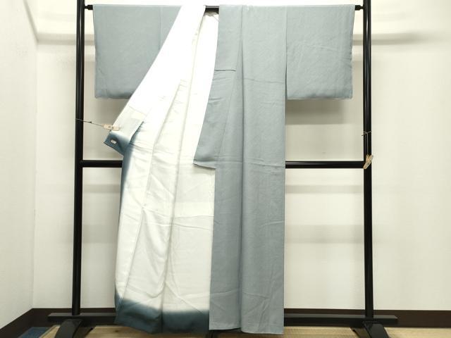 平和屋着物●江戸小紋 斜縞 三越扱い 正絹 逸品 未使用 CABK2058gh