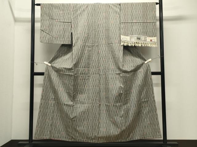 平和屋着物●上質な紬 吉祥文様 証紙付き 正絹 逸品 CABK2061gh