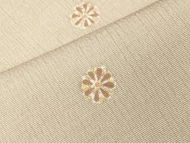 平和屋着物●上質な小紋 舞花文 金彩 正絹 逸品 CABK2091gh