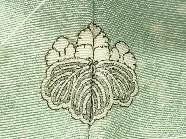 平和屋着物●人間国宝・羽田登喜男 訪問着 鴛鴦花文 暈し染め 金銀彩 正絹 逸品 未使用 CABK2098gh