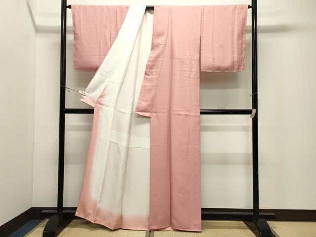 平和屋着物●上質な小紋 草花文 正絹 逸品 未使用 CABK2125gh