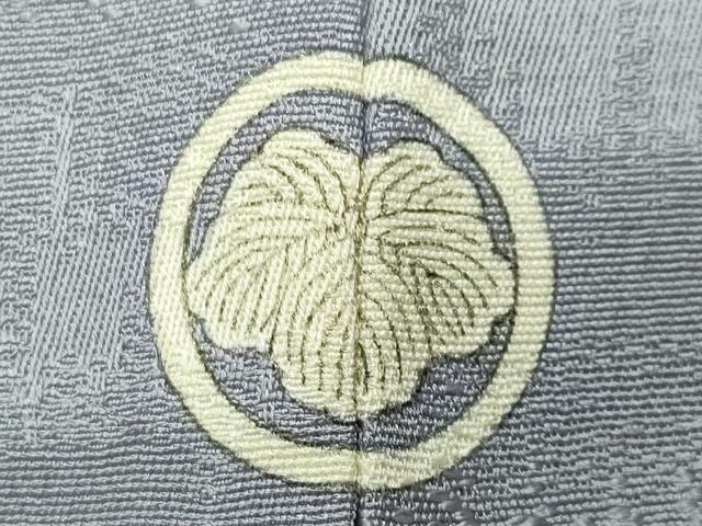 平和屋着物●創業460年・千總 色無地 横段地紋 秘色色 正絹 逸品 未使用 CABK2129gh