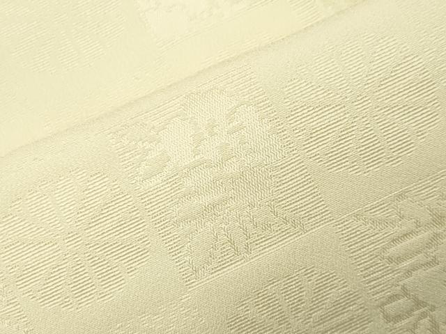 平和屋着物●長襦袢 無双仕立て 市松花地紋 女郎花色 正絹 逸品 CABK2134gh