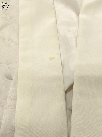 平和屋着物●長襦袢 袷 刺繍 雪輪色紙花文 暈し染め 金糸 正絹 逸品 CABK2167gh