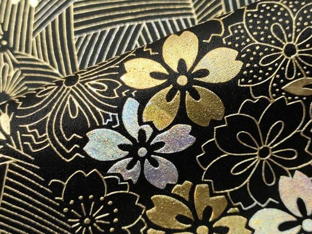 平和屋着物●訪問着 舞花文 暈し染め 金銀彩 正絹 逸品 CABK2168gh