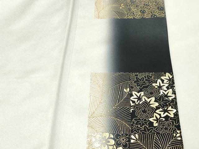 平和屋着物●訪問着 舞花文 暈し染め 金銀彩 正絹 逸品 CABK2168gh