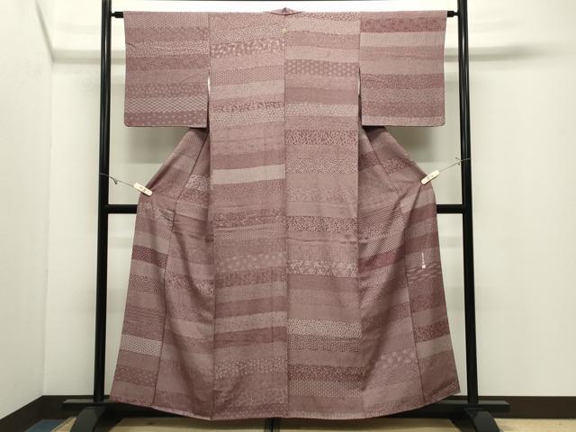 平和屋着物●小紋師 高津良治 江戸小紋 百柄 正絹 逸品 CABK2169gh