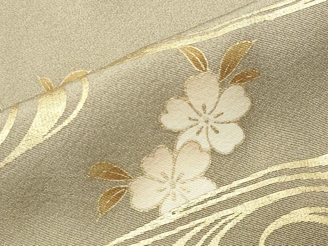 平和屋着物●豪華色留袖 流水松梅花文 金銀彩 正絹 逸品 CABK2174gh