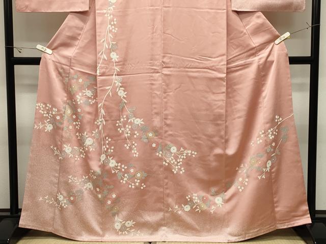 平和屋着物●訪問着 枝花文 金彩 やまと誂製 正絹 逸品 CABK2200gh