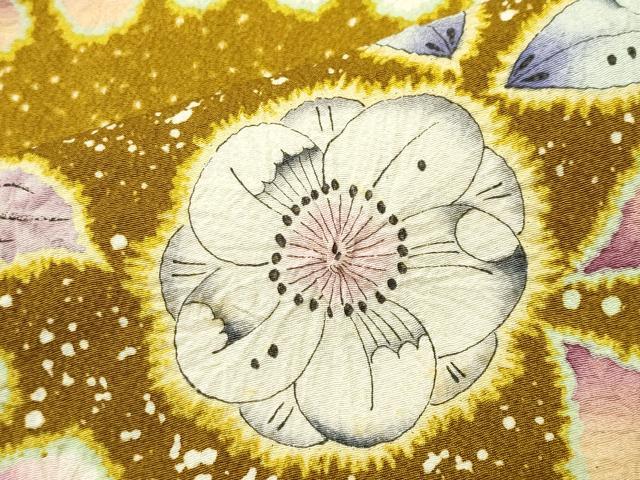 平和屋着物●豪華振袖 辻が花 絞り 暈し染め 正絹 逸品 CABK2222gh