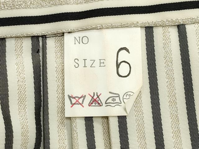 平和屋着物●男性 行灯袴 縞 銀糸 CABK2226gh