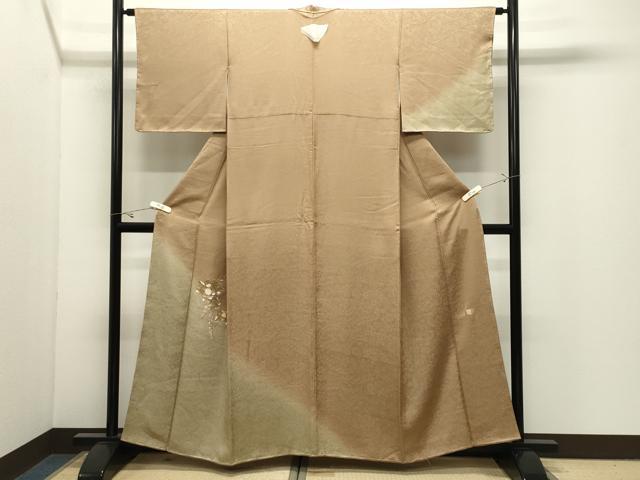 平和屋着物●中国三大刺繍 相良刺繍 総刺繍 訪問着 作家物 辻が花 暈し染め 正絹 逸品 未使用 CABK2237gh