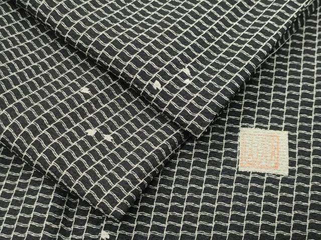 平和屋着物●上質な小紋 作家物 舞桜文 正絹 逸品 CABK2249gh