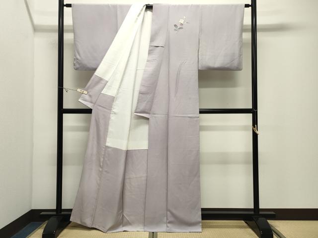 平和屋着物●訪問着 作家物 枝花文 正絹 逸品 CABK2255gh