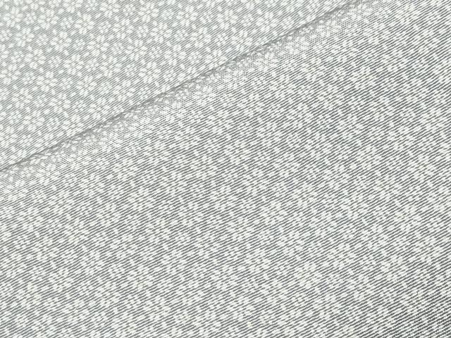 平和屋着物●上質な小紋 金田郎政 舞花文 正絹 逸品 未使用 CABK2262gh