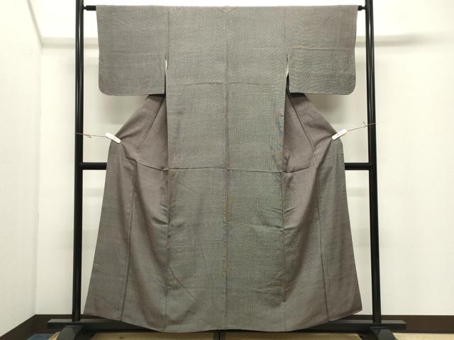 平和屋着物●江戸小紋 角通し 正絹 逸品 CABK2263gh