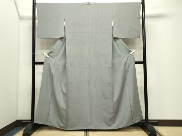 平和屋着物●上質な小紋 縞 正絹 逸品 CABK2270gh