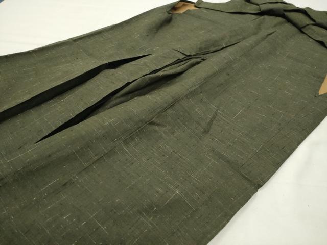平和屋着物●男性 馬乗り袴 霞文 高島屋扱い 正絹 逸品 CABK2283gh