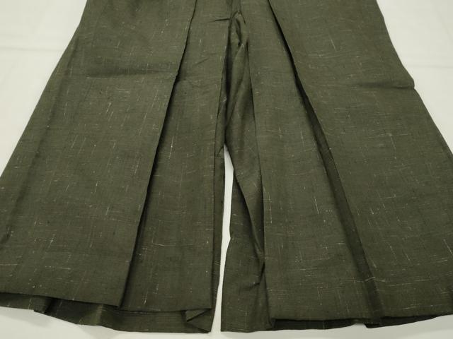 平和屋着物●男性 馬乗り袴 霞文 高島屋扱い 正絹 逸品 CABK2283gh