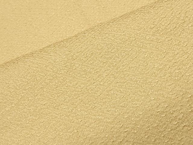 平和屋着物●上質な色無地 卵色 正絹 逸品 未使用 CABK2308gh