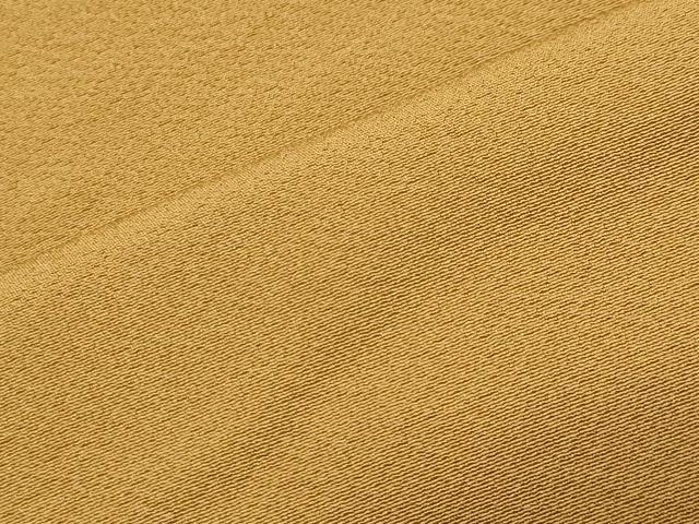 平和屋着物●上質な色無地 山吹茶色 正絹 逸品 CABK2310gh