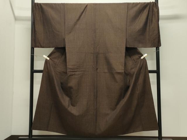 平和屋着物●男性 紬 霞文 キングサイズ 正絹 逸品 CABK2313gh
