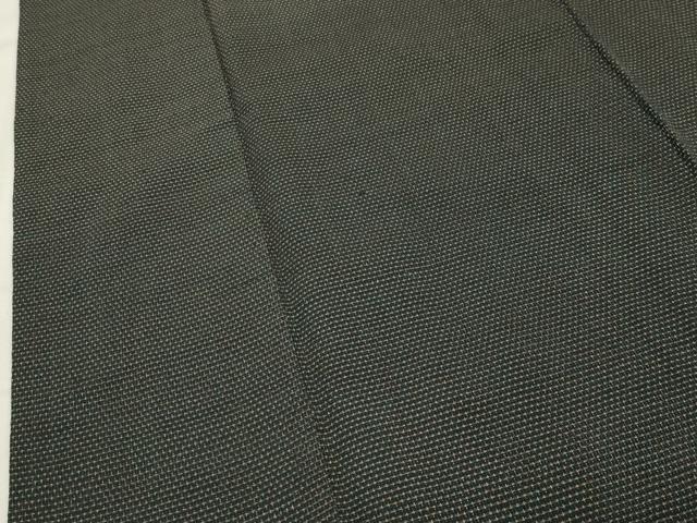 平和屋着物●男性 本塩沢 蚊絣 正絹 逸品 CABK2318gh