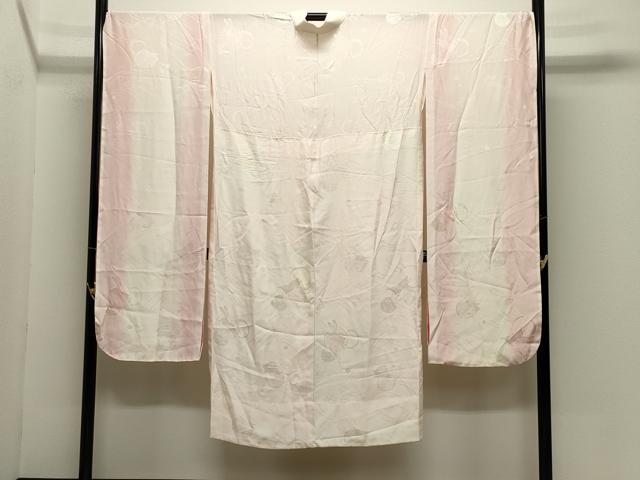 平和屋着物●振袖用長襦袢 無双仕立て 跳兎地紋 暈し染め 正絹 逸品 CABK2320gh