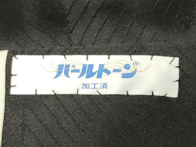 平和屋着物●豪華振袖 駒刺繍 花籠文 黒地 金彩 金通し地 正絹 逸品 CABK2324gh