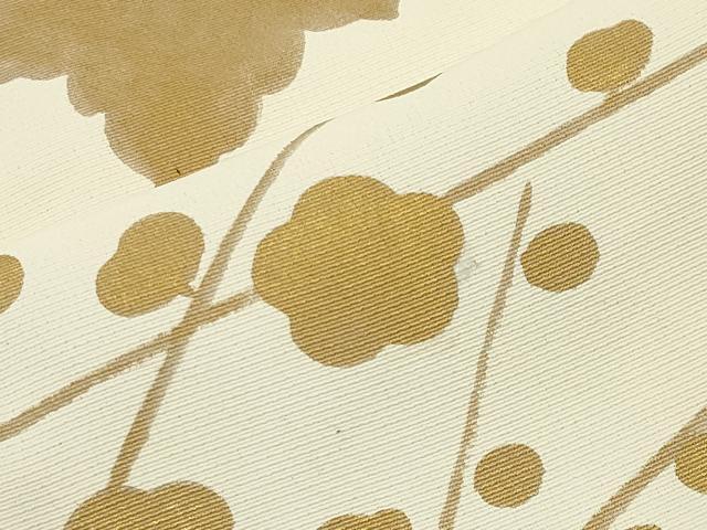 平和屋着物●訪問着 竹屋町刺繍 桐草花文 金彩 正絹 逸品 CABK2331gh