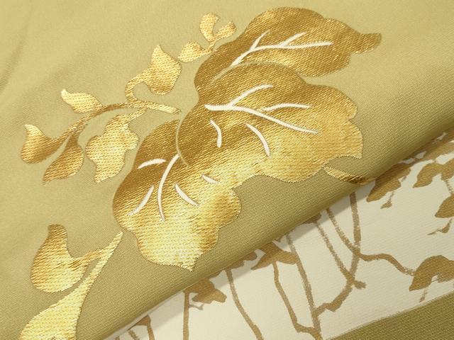 平和屋着物●訪問着 竹屋町刺繍 桐草花文 金彩 正絹 逸品 CABK2331gh