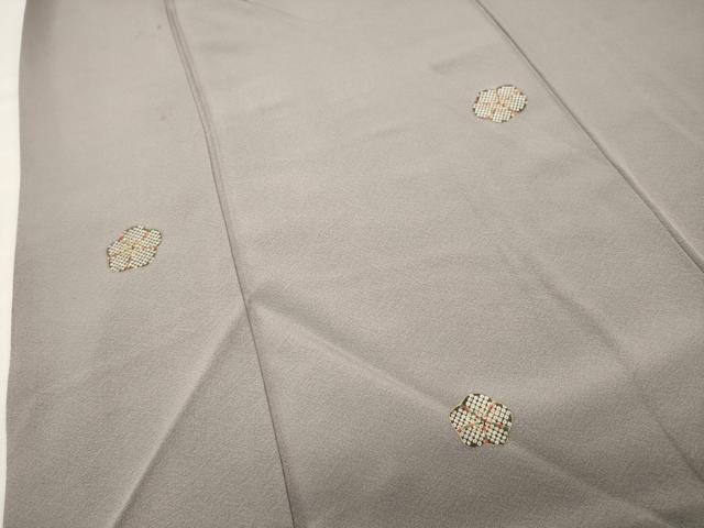 平和屋着物▼上質な小紋 舞梅文 金彩 正絹 逸品 CABK2354gh