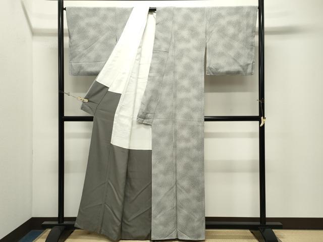平和屋着物●上質な小紋 霰文 正絹 逸品 未使用 CABK2369gh