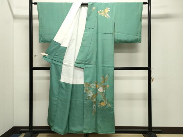 平和屋着物●訪問着 辻が花 金銀彩 正絹 逸品 CABK2384gh